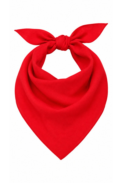 HER ŞEY NOTA www.herseynota.com Bayrak Kırmızısı 52x52 cm %100 Pamuk Fular Bandana Okul Tören Etkinlik Gösteri