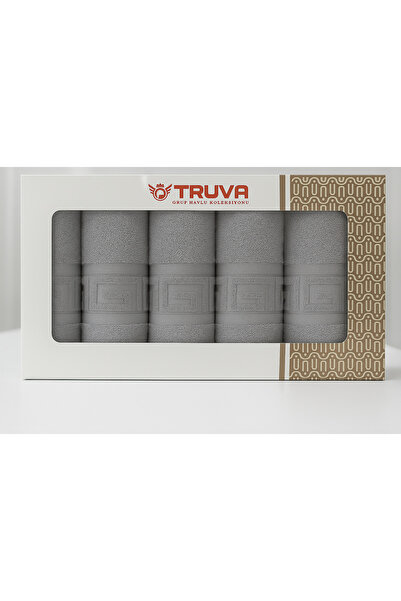 Truva Home Set 4 Prosoape Baie Hoteliere Greek | Bumbac Turcesc 100% | Densit...