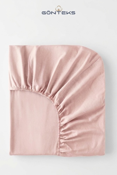GÖNTEKS Cotton Elastic Fitted Sheet - Single/Double Size