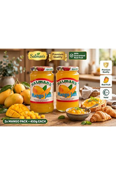 Generic Brand Salman's Mango Jam Bundle 2x 450g (900g Total) - With Guarantee...