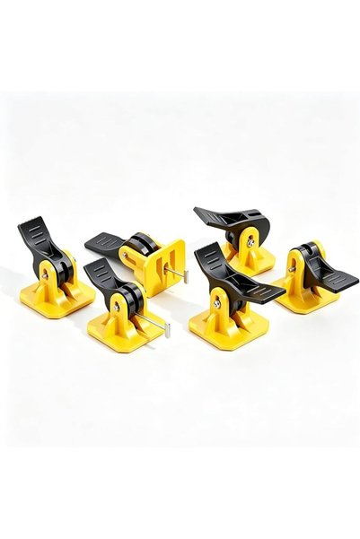 GENERAL Jfadg 50 Pcs Reusable Tile Leveling System Kit, 1/8 Tile Spacers Leve...