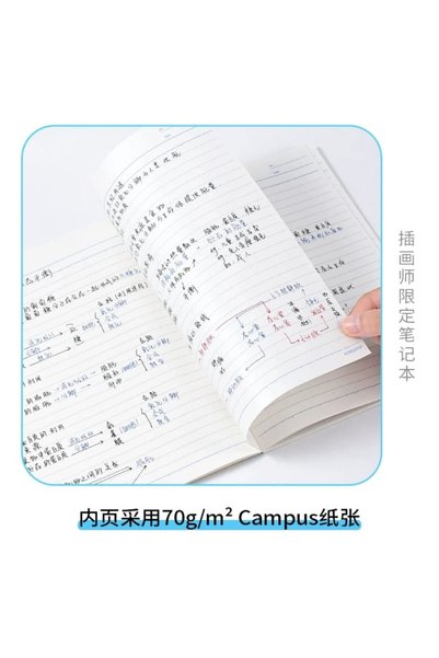 Campus E1-Kokuyo x Eric defter A5 Renk:Mavi