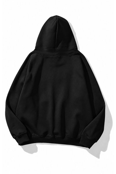 ELAN WEAR Unisex Oversize 3 Thread Hoodie Premium Quality Fabric Thick Hooded Sweatshirt