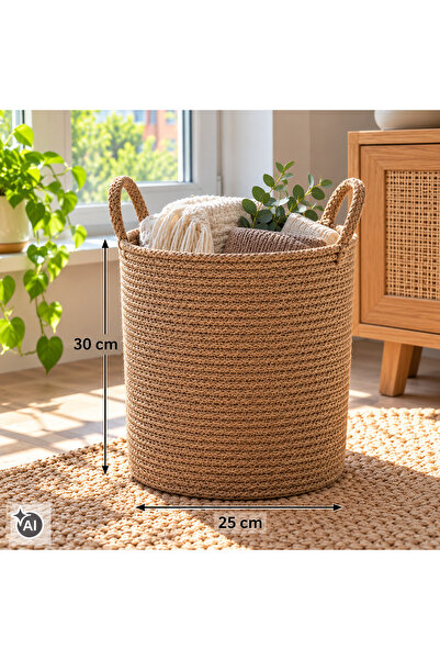 ÖRGÜM Multi-Purpose Mesh Basket Organizer 25X30 cm