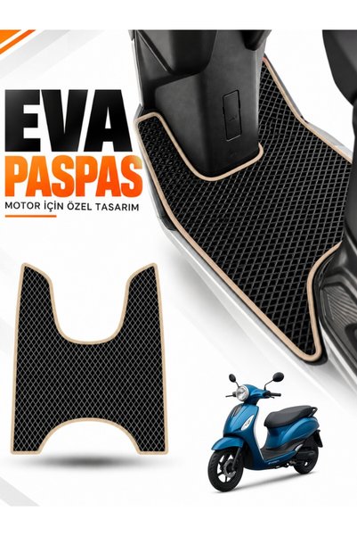 Guerrino Rks Azure 50 Compatible Eva Motorcycle Mat Scooter Foot Mat Motor-Sp...
