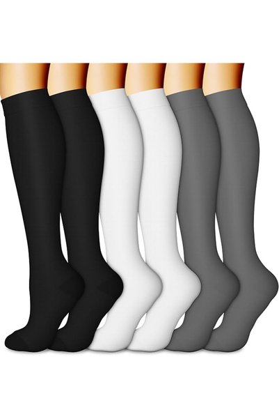 CHARMKING Compression Socks (3 Pairs), 15-20 mmhg is BEST Athletic & Medical ...