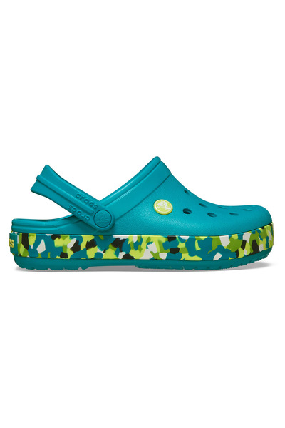 Crocs Παιδικά Crocband Φωσφορίζοντα Σαμπό με Κομφετί, Μέγεθος 33–34