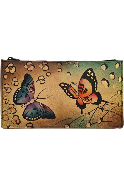 Anna Anuschka Women’s Genuine Leather Organizer Wallet | Holds up to 7 Cards ...