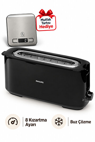 Daily Collection Uzun Ekmek Kızartma Makinesi HD2590/90 Mutfak Tartısı Hediye (Onerous)