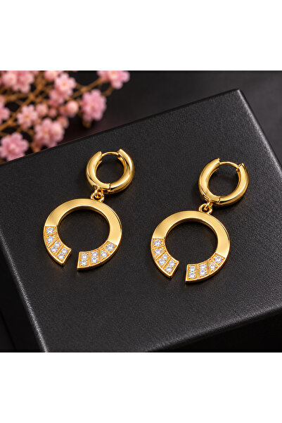 STILCOCHET Cercei Placați cu Aur 14k