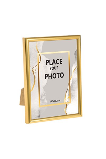 OEM Ramă Foto Decorativă Aurie 15x20 cm – Montaj pe Masă sau Perete, Vertical...