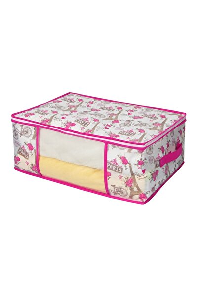 OEM Husă pentru Depozitare Haine, Cuverturi și Plăpumi 50x35x20 cm cu Fereast...