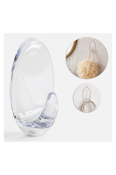 OEM Cârlig Autoadeziv din Plastic Transparent 10x5cm