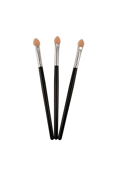 OEM Set 3 Pensule pentru Fard de Ochi, Peri 1,5 cm, Aplicare Precisă