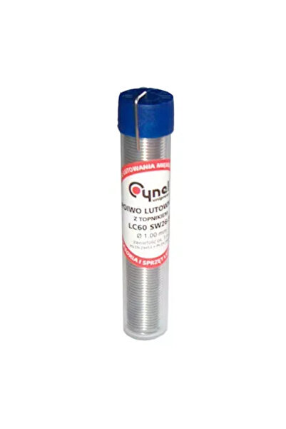 Cynel Fludor tub 1mm 3m 10g Sn26/Pb40/Flux 2.5%
