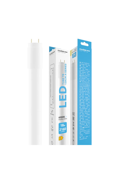 MODEE Lumină LED tubulară T8 18W 2160lm 1200mm lumină rece 6000K ML-T8G6000K1...