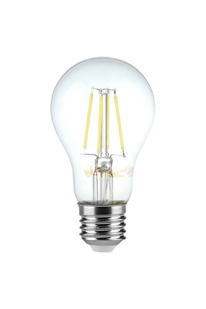 V-TAC Bec A60 E27 LED FILAMENT 12W 1521lm 6500K alb rece SKU-217460