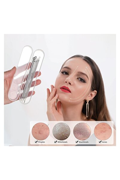 OEM Set 5 Instrumente Cosmetice pentru Puncte Negre și Acnee – Îndepărtare Pr...