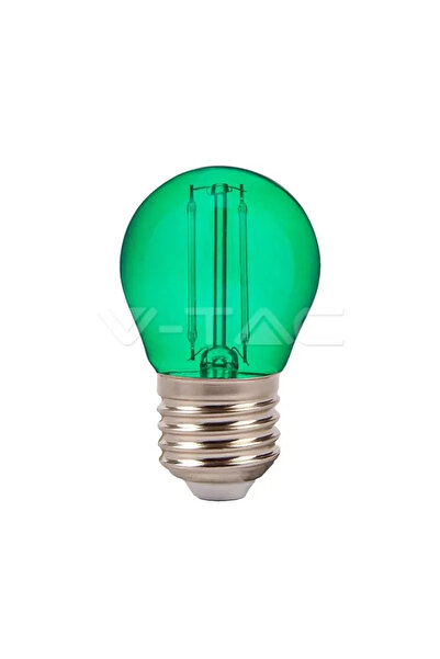 V-TAC Bec LED G45 E27 2W cu filament lumină verde