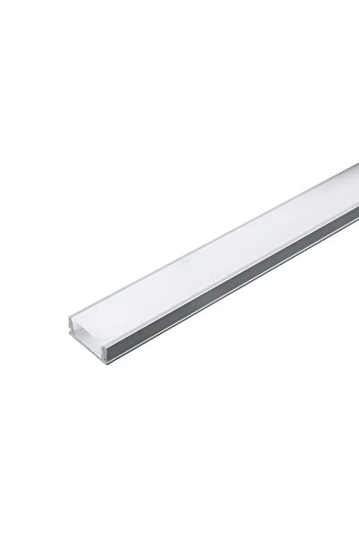V-TAC Profil aluminiu 2m pentru Banda LED 17.4mm x 7mm cu difuzor alb mat si ...