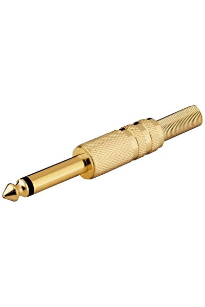 goobay Mufa Jack 6.35 mm mono tata metal aurit 11024