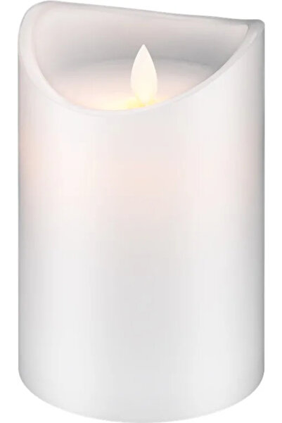 goobay Lumanare LED Ceară Reală alb 10x15cm 66521