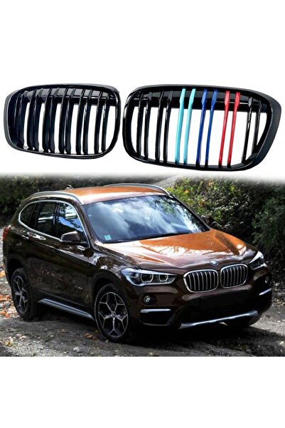 Generic Brand Μάσκες Σχάρες για BMW X1 F48 14-19 Εμφάνιση M4 με Διπλή Σχάρα Τ...