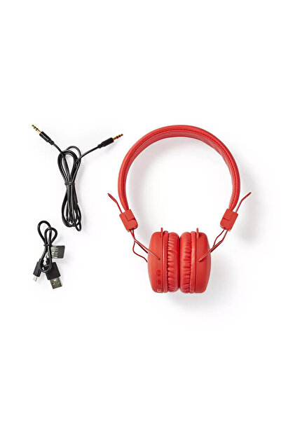 Nedis Casti multimedia bluetooth rosu