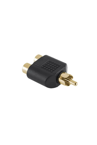 Cabletech Adaptor RCA la 2x RCA mama aurit