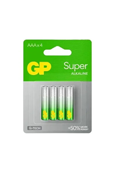 GP Baterii alcaline R3 AAA 4buc/blister Super