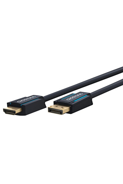 CLICKTRONIC Cablu DisplayPort tată - HDMI tată 7.5m OFC 10.2Gbit/s 1920x1200p