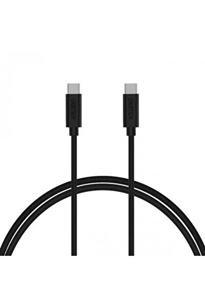 CHOETECH Cablu USB Tip C la USB Tip C 3A CC0002 1m negru