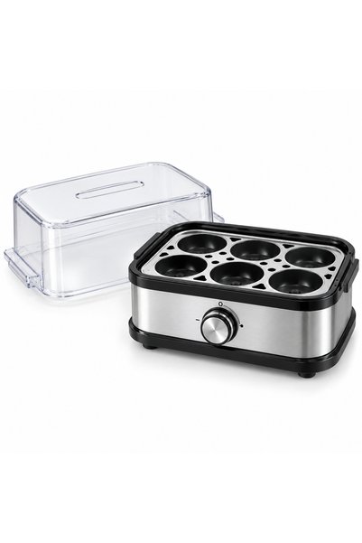 Generic DENX DX3443 Square Electric Egg Cooker, 1-6 Egg Capacity, 200W