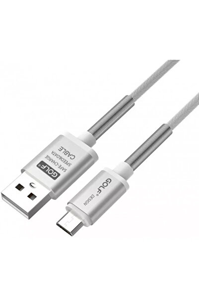 Golf Cablu Thunder Micro USB argintiu 1m 2.4A Încărcare rapidă