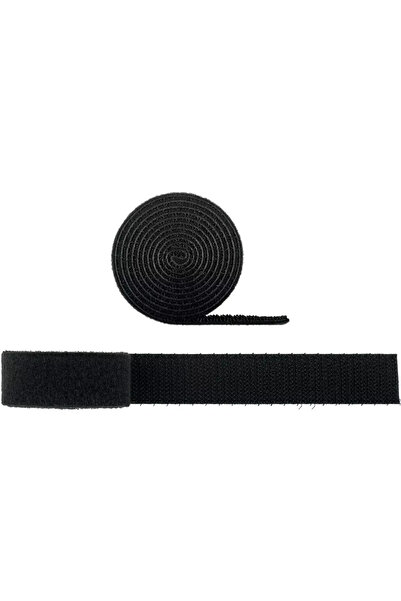 goobay Set de gestionare fixare cabluri 1m negru