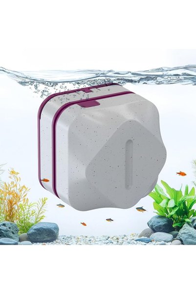 TERRIFI Professional Magnetic Aquarium Cleaner with Integrated Feeder, Double...