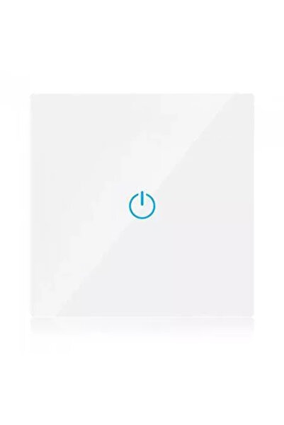 V-TAC Intrerupator Smart SIMPLU din sticla cu Touch alb