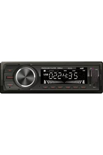 Well Radio auto cu slot USB si SD 4x50W
