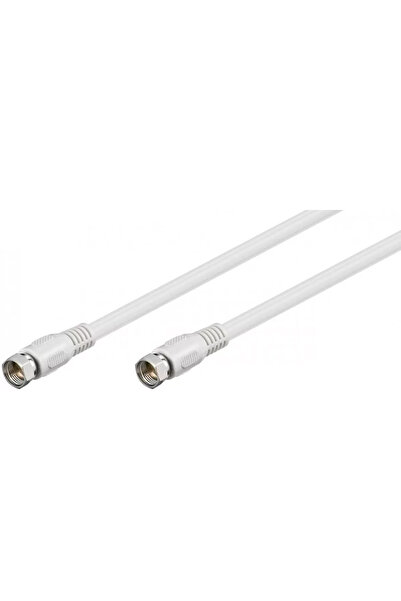 goobay Cablu antena satelit F tata - F tata 1.5m alb