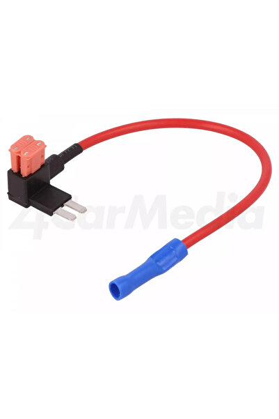 4CarMedia Splitter auto micro 10A 2 sigurante micro 1mm2 culoare rosu