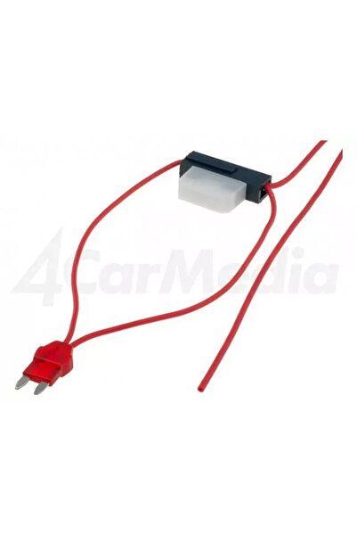 4CarMedia Splitter auto ATM 8A siguranta mini x1 0.75mm2 culoare rosu