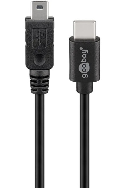 goobay Cablu USB 2.0 USB type C tata la Mini USB tata 0.5m Cupru 0.48Gbit/s n...