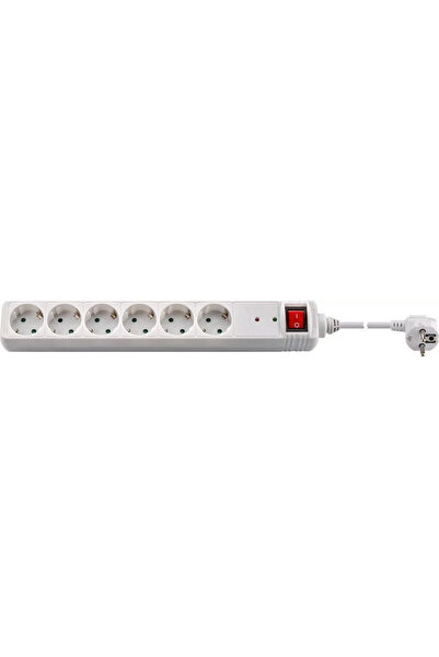 goobay Prelungitor 6 prize 1.4m cu protectie cu switch intrerupator iluminat ...