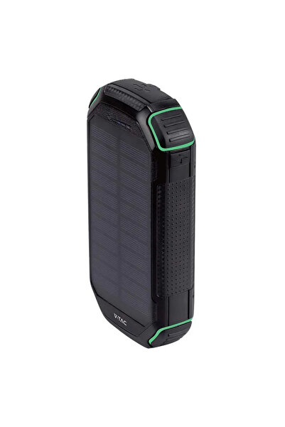 V-TAC POWER BANK 30000mAh Wireless cu încărcare solară SKU-7836