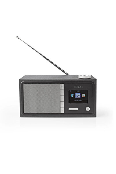 Nedis Radio cu internet FM Bluetooth telecomanda 18W negru