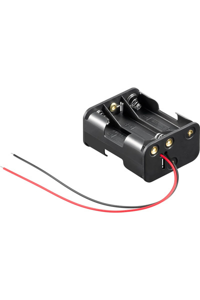 goobay Suport baterii 6x AA R6 cu fire terminale 58x45x28mm 81216
