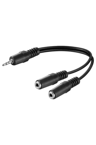 goobay Cablu adaptor stereo Jack 3.5 mm - 2x 3.5 mm mamă