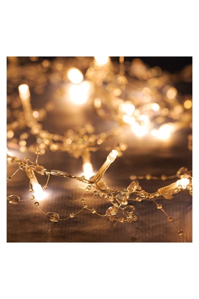 OEM Instalație de Lumini cu 20 Becuri LED cu Baterii Inimi Transparente 1.35m...