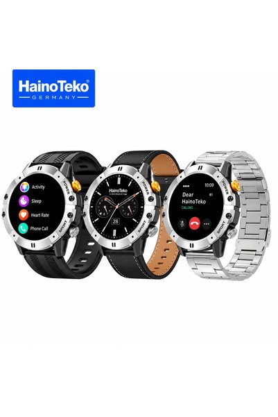 haino teko germany HainoTeko RW-58 AMOLED Akıllı Saat Bluetooth Arama 1ATM Su...