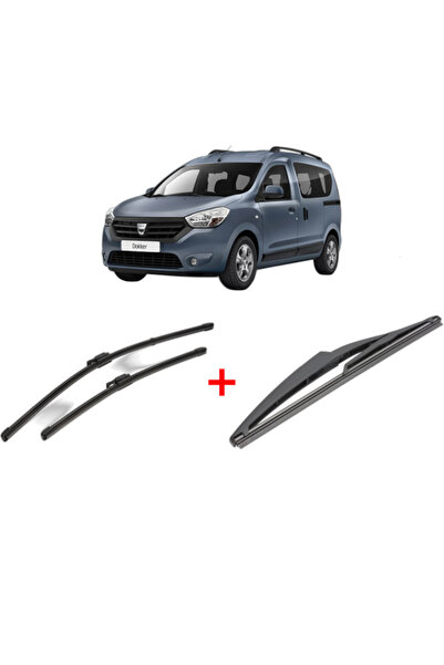 VALEO Set of 3 wipers DACIA DOKKER Box Body/MPV 2012-2021, for windshield and...